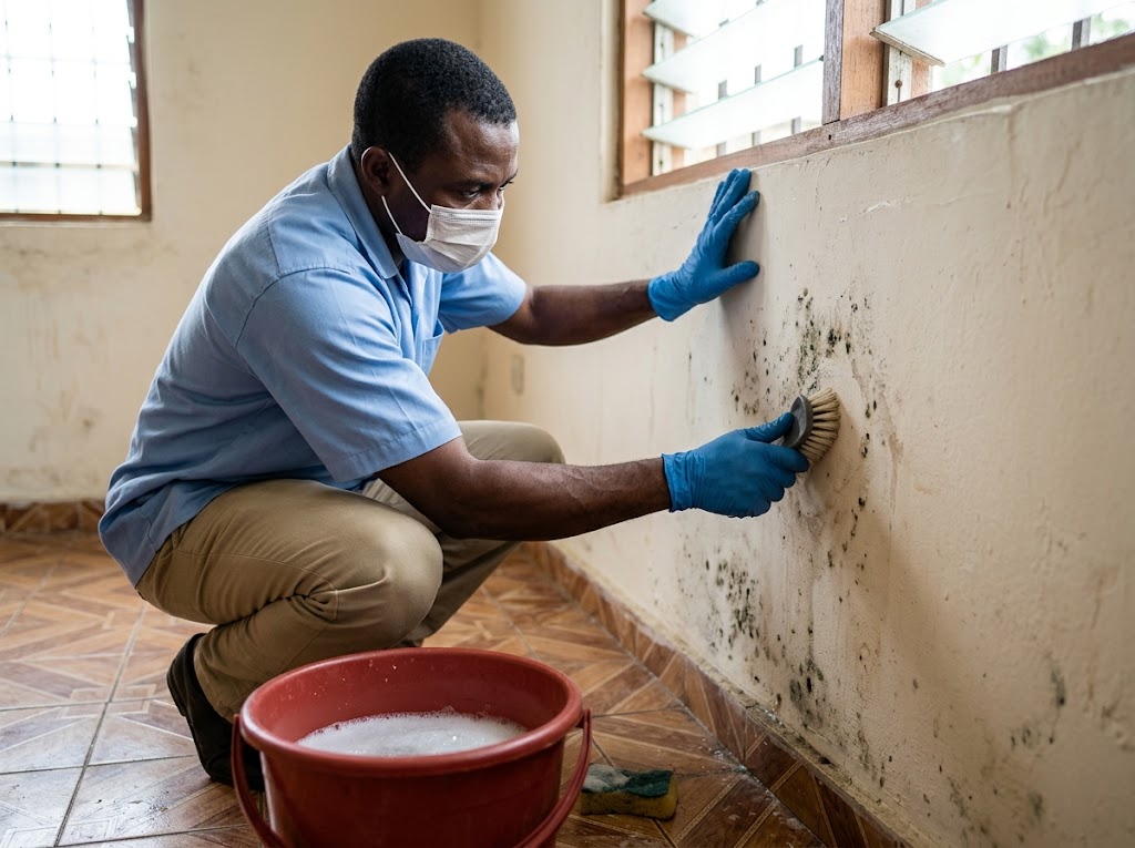 Remove Mould Painted Walls