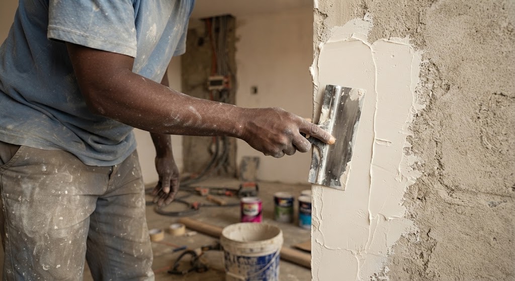 Repair Cracks, Holes and Rough Areas