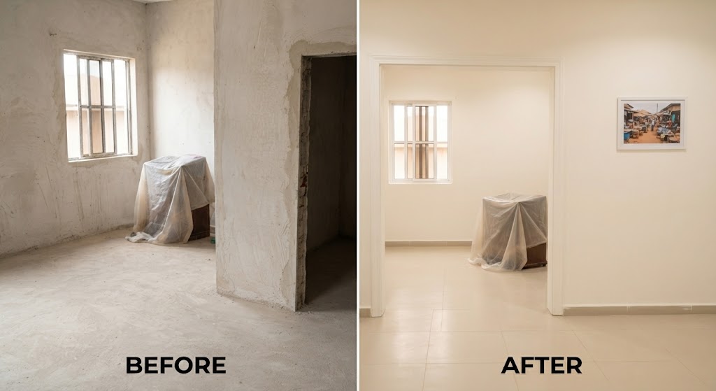 Difference After Painting