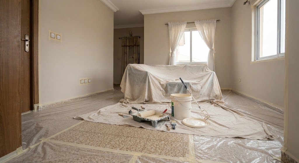 Room Preparation before Painting