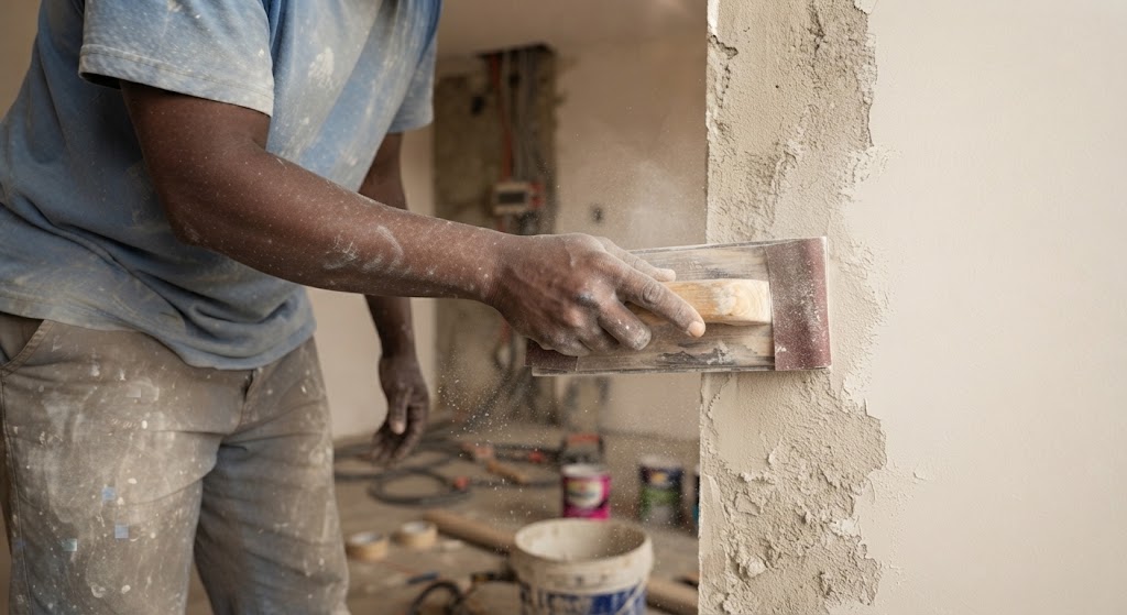Sand Paper Your Wall Before Painting